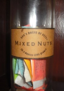 mixed nuts upclose